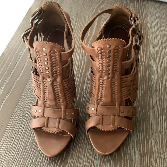 All Saints Spitalfields strappy heel/bootie - Picture 2 of 6